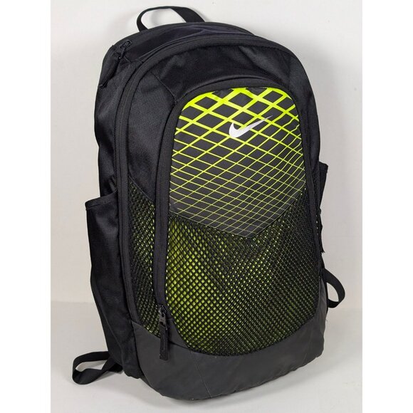 Nike Air Max Vapor Power Training  Backpack Laptop Bag Neon Yellow & Black - Picture 1 of 6